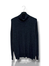 Pull col roulé pailleté