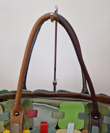 Sac à main puzzle en cuir