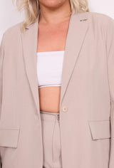 Veste classique beige