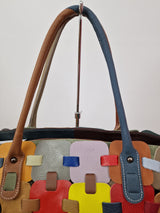 Sac à main puzzle en cuir