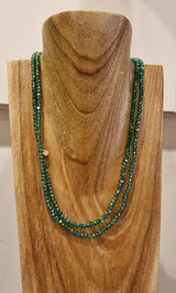 Collier perles - Vert