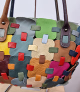Sac à main puzzle en cuir
