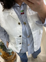 Veste en jean sans manche