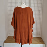 Tunique / Poncho en gaze de coton