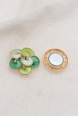 Broche aimantée - petites orchidées