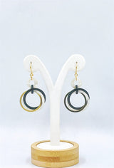 Boucles d'oreilles 3 cercles