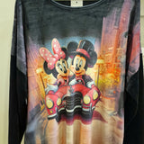 Pyjama en velours - Mickey et Minnie en voiture