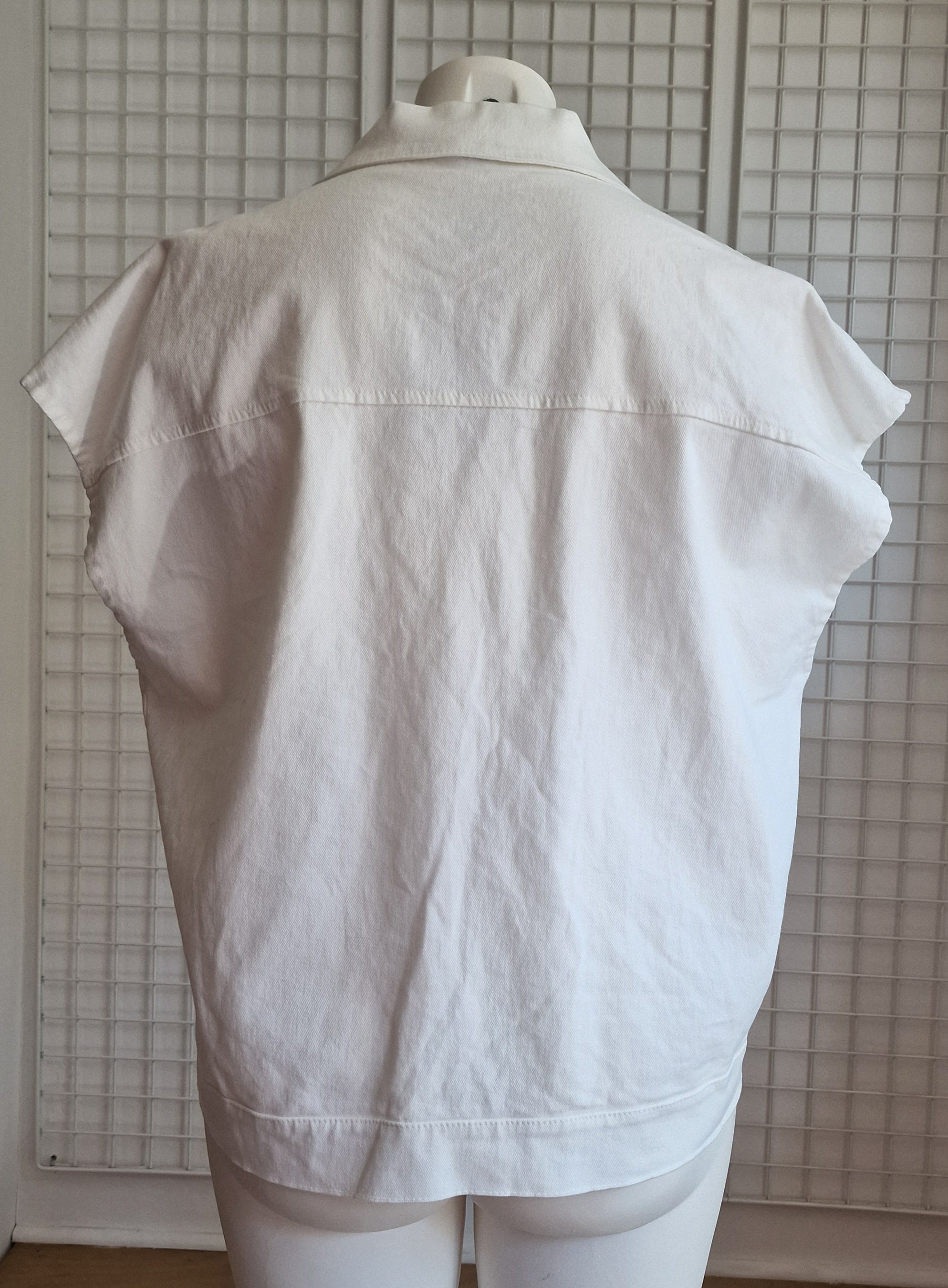 Veste en jean sans manche