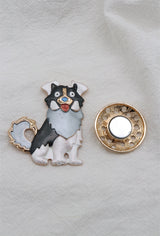 Broche aimantée - Grand chien