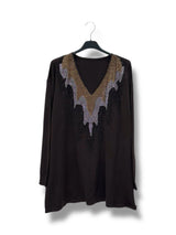 Pull avec col en strass