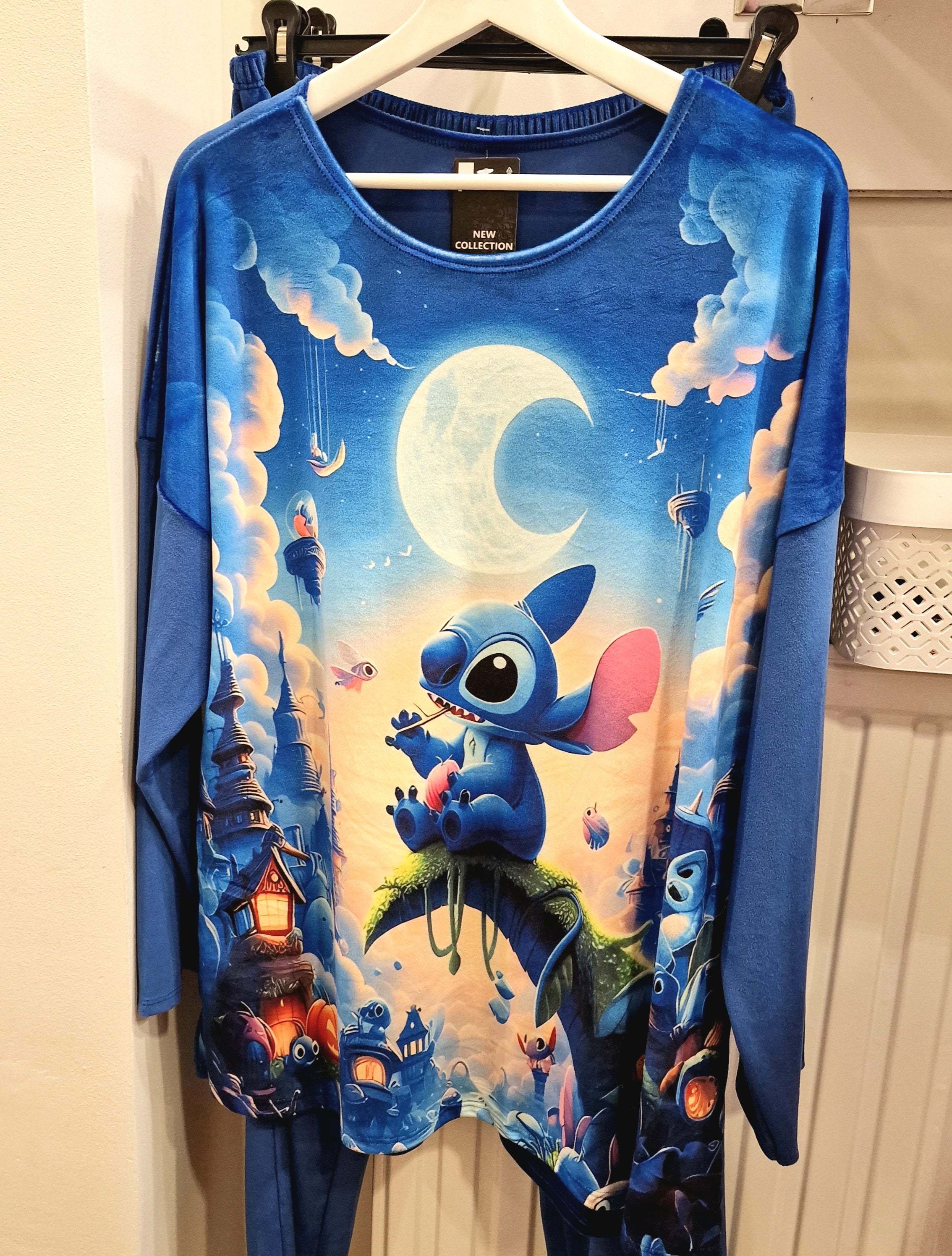 Pyjama en velours - Stitch sur une branche
