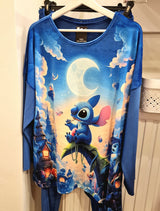Pyjama en velours - Stitch sur une branche