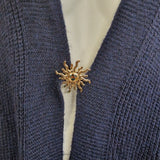 Gilet sans manches en maille avec soleil