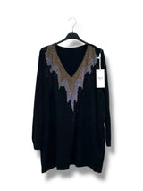 Pull avec col en strass