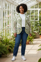 Gilet en maille crochet