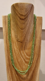 Collier perles - Vert clair