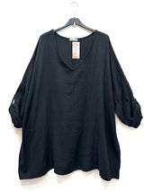 Tunique en gaze de coton manches longues