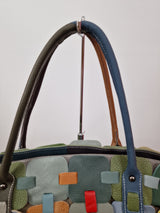 Sac à main puzzle en cuir