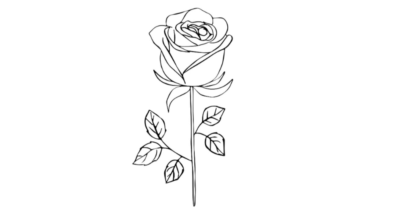 Tattoo Lovely - Rose Noire