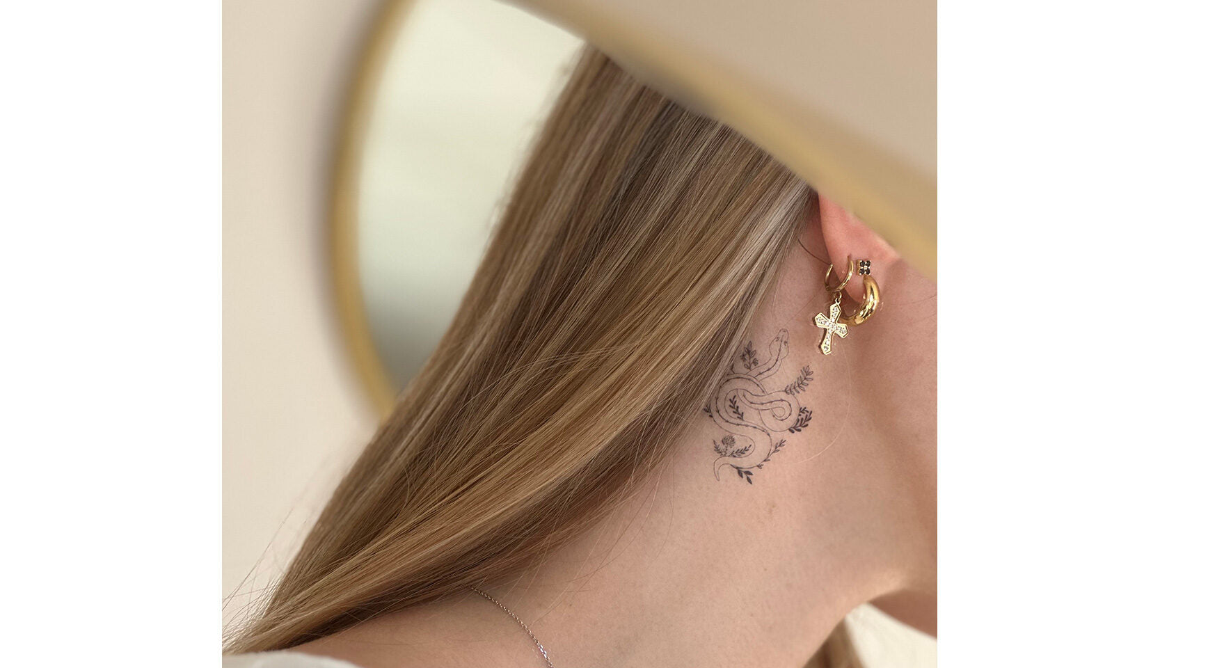 Tattoo Lovely - Serpent floral