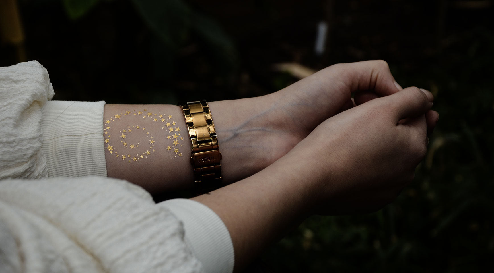 Tattoo Lovely - Spirale étoilée
