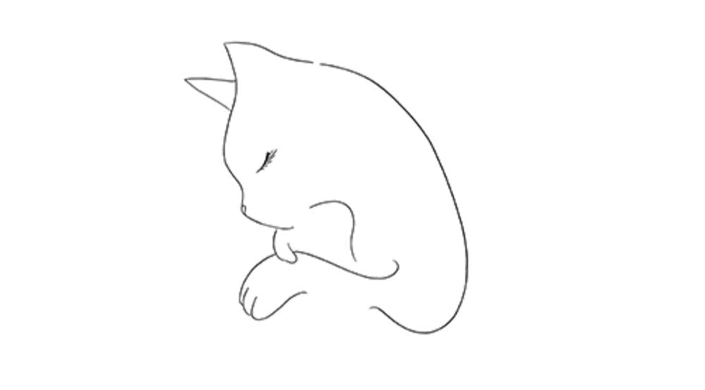 Tattoo Lovely - Tête de chat