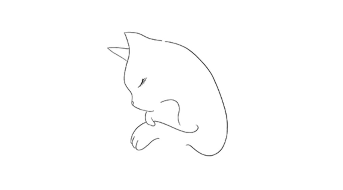 Tattoo Lovely - Tête de chat