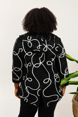 Veste bouclette avec capuche