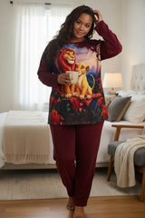 Pyjama en velours - Roi lion