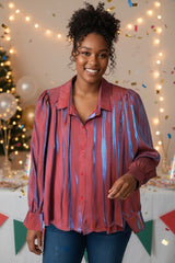 Chemisier effet satiné 2 couleurs