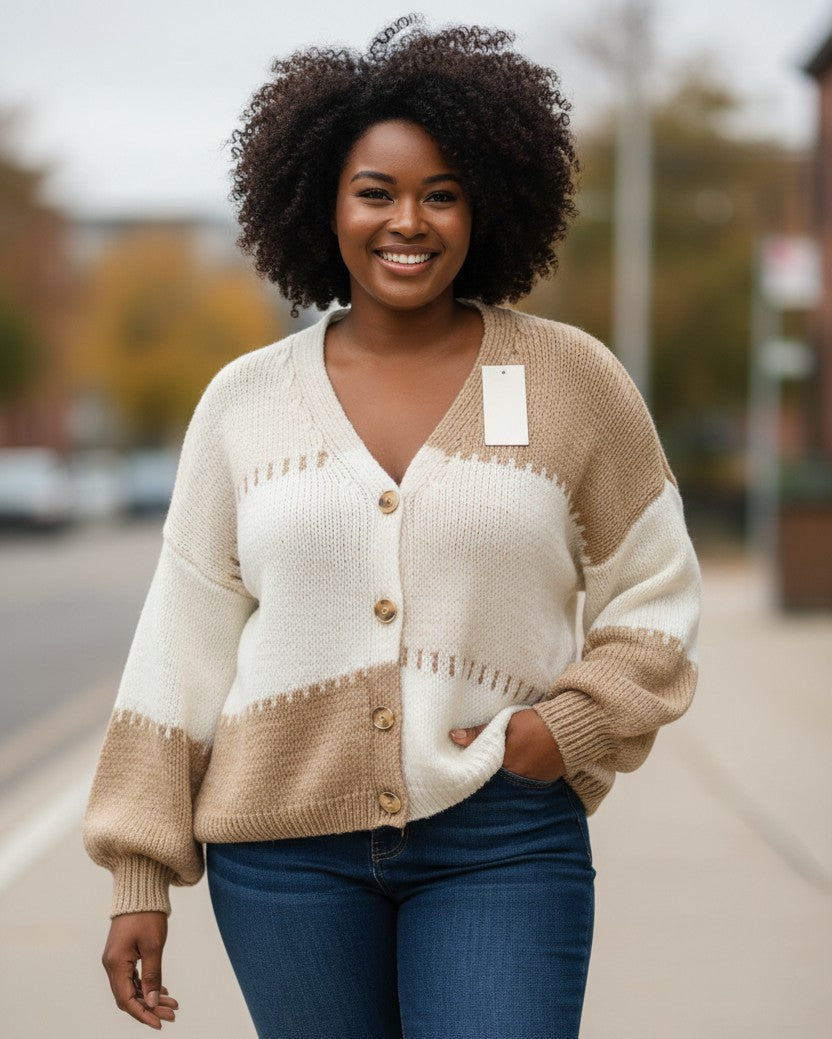 Gilet patchwork coloré