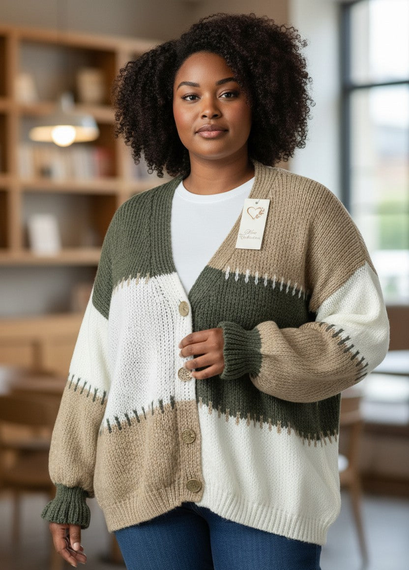 Gilet patchwork coloré