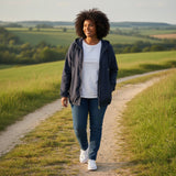 Gilet avec tirette à capuche coloré