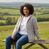 Gilet avec tirette à capuche coloré