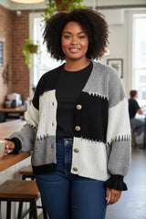 Gilet patchwork coloré