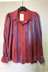 Chemisier effet satiné 2 couleurs