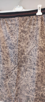 Jupe taille élastique effet serpent