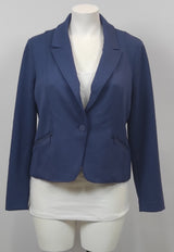 Veste style blazzer bleu - 1 bouton