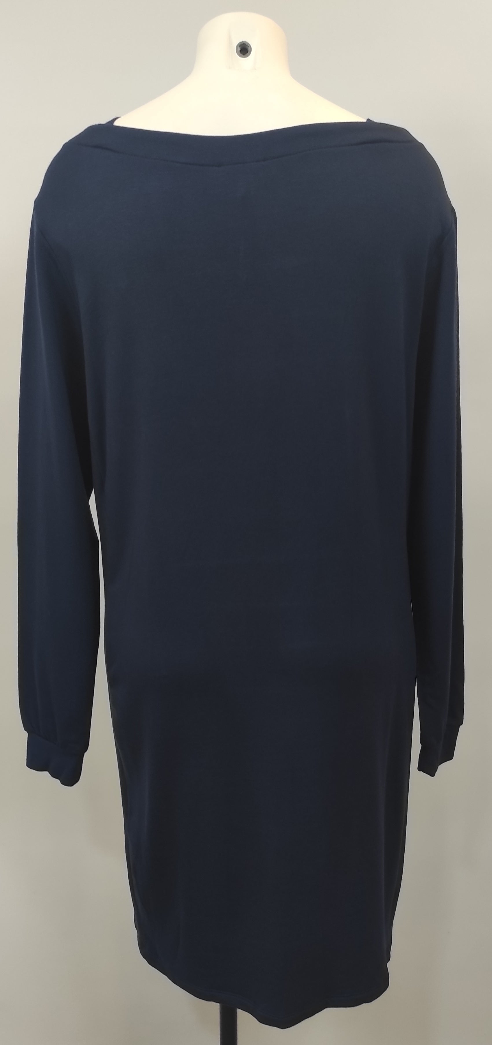 Robe sweat Bleu marine - Be the change