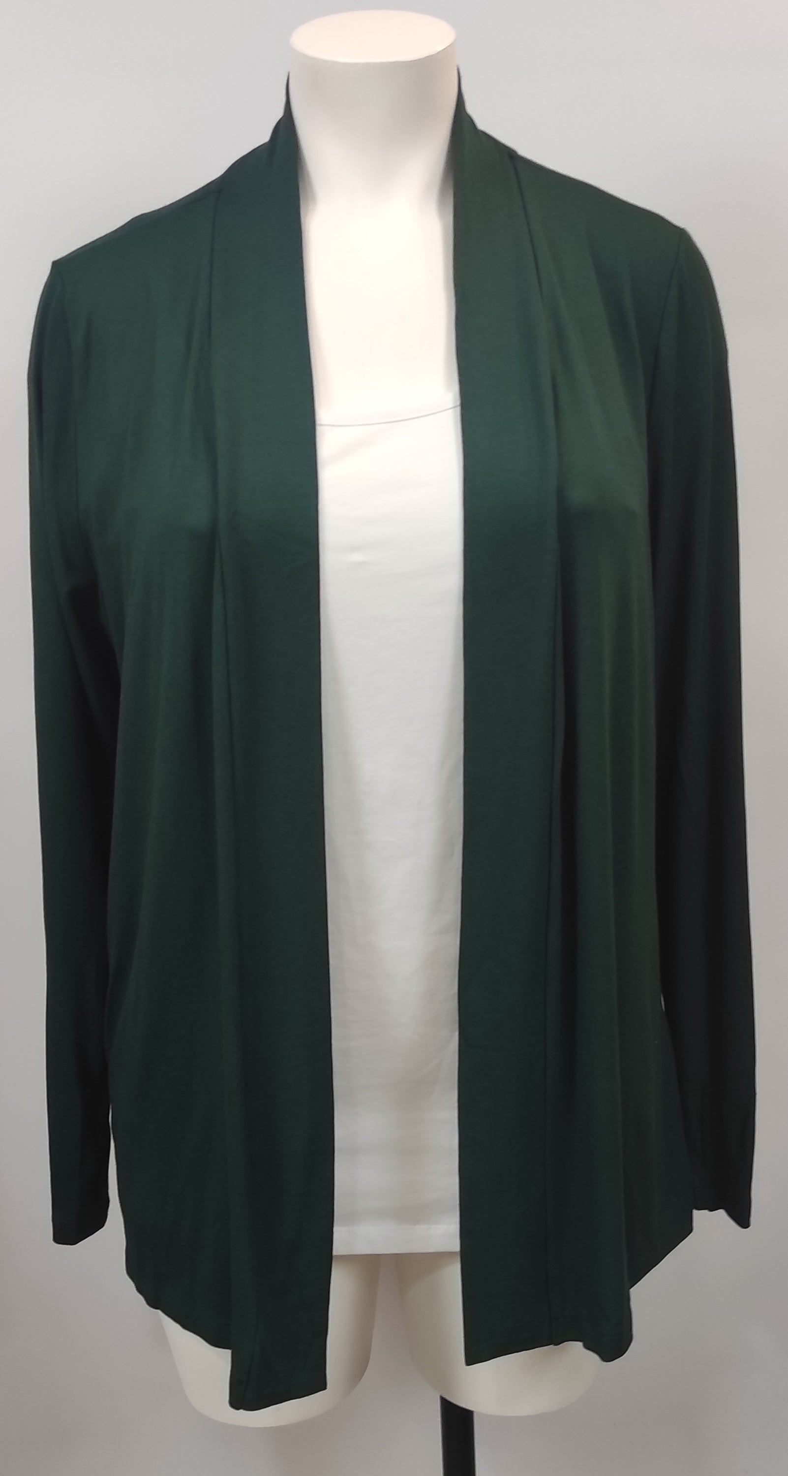 Gilet long Basic - Vert Sapin