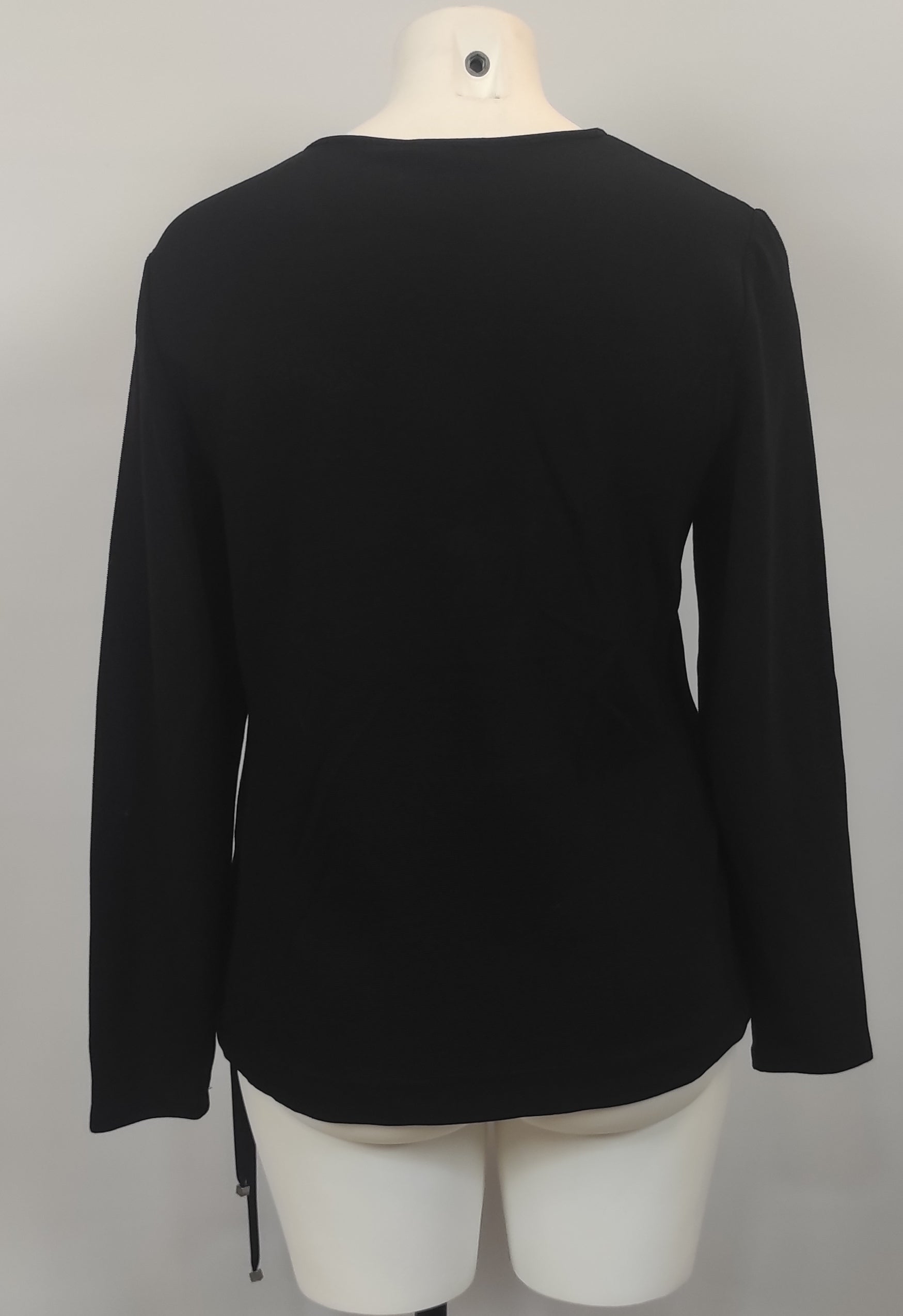 Pull sweat avec sequins et lien bas