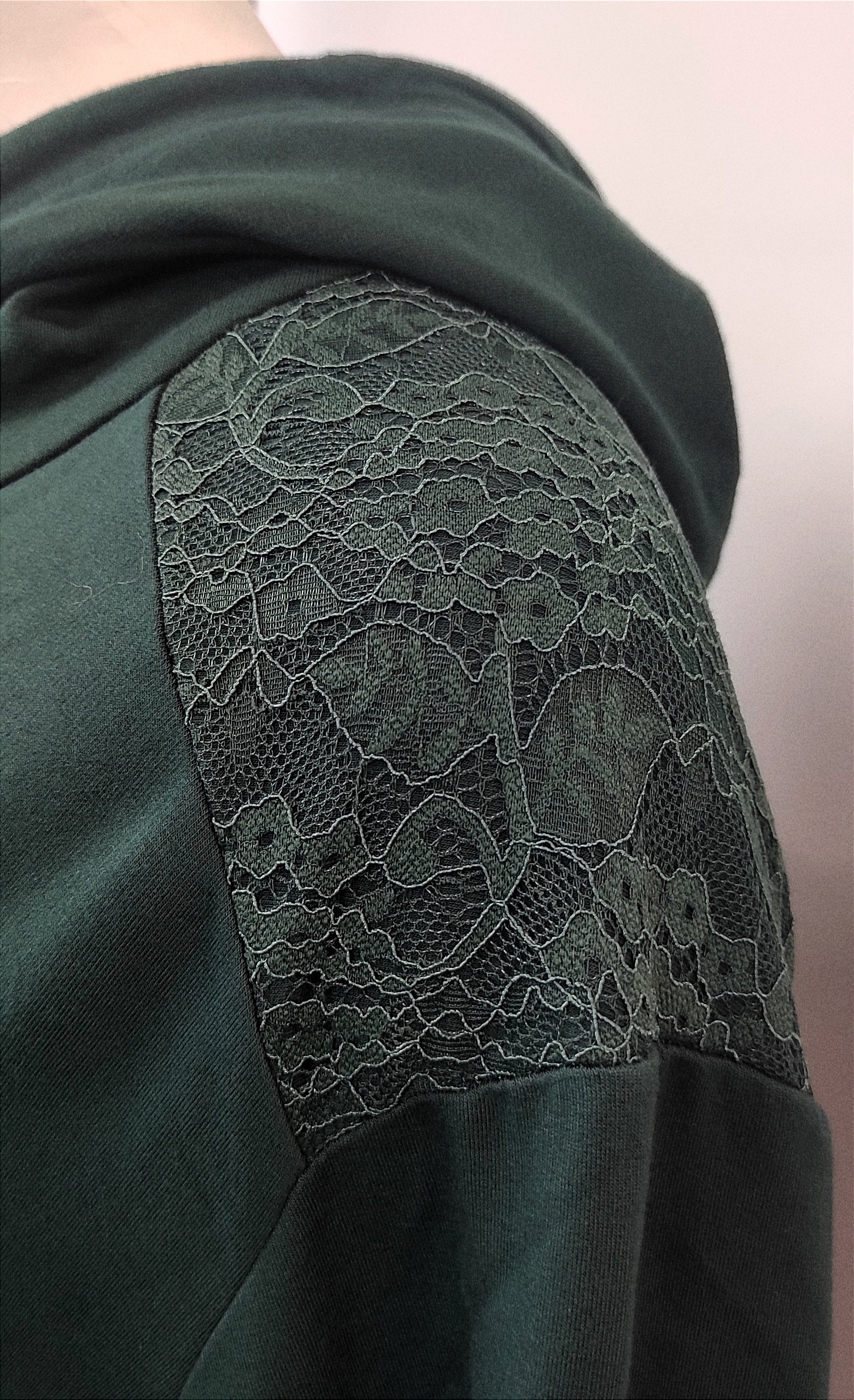 Sweat à capuche vert bouteille