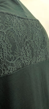 Sweat à capuche vert bouteille