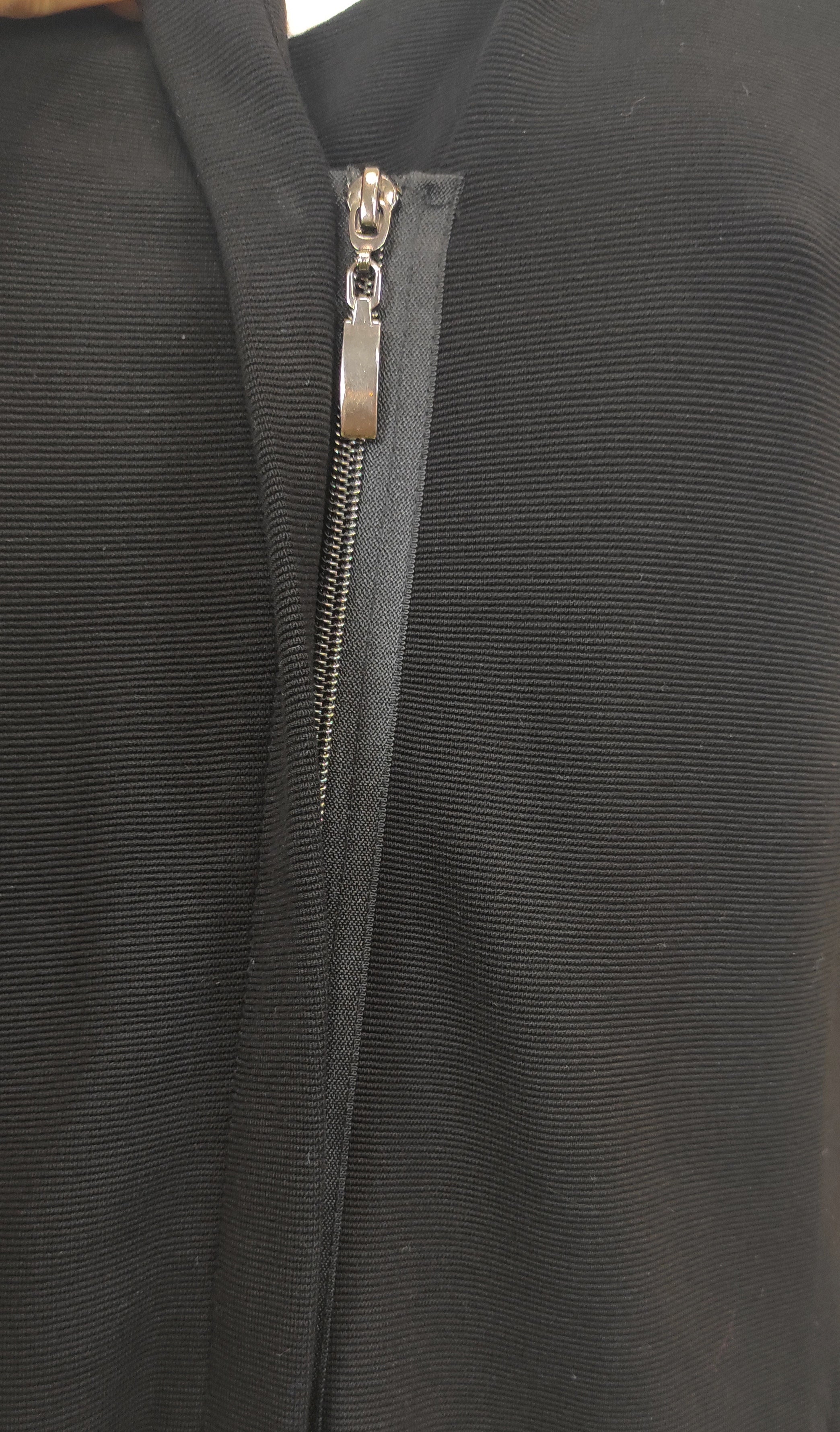 Veste noire avec tirette - brillants bras