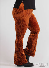 Pantalon stretch en velours