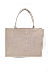 Cabas en toile de jute - Palmiers