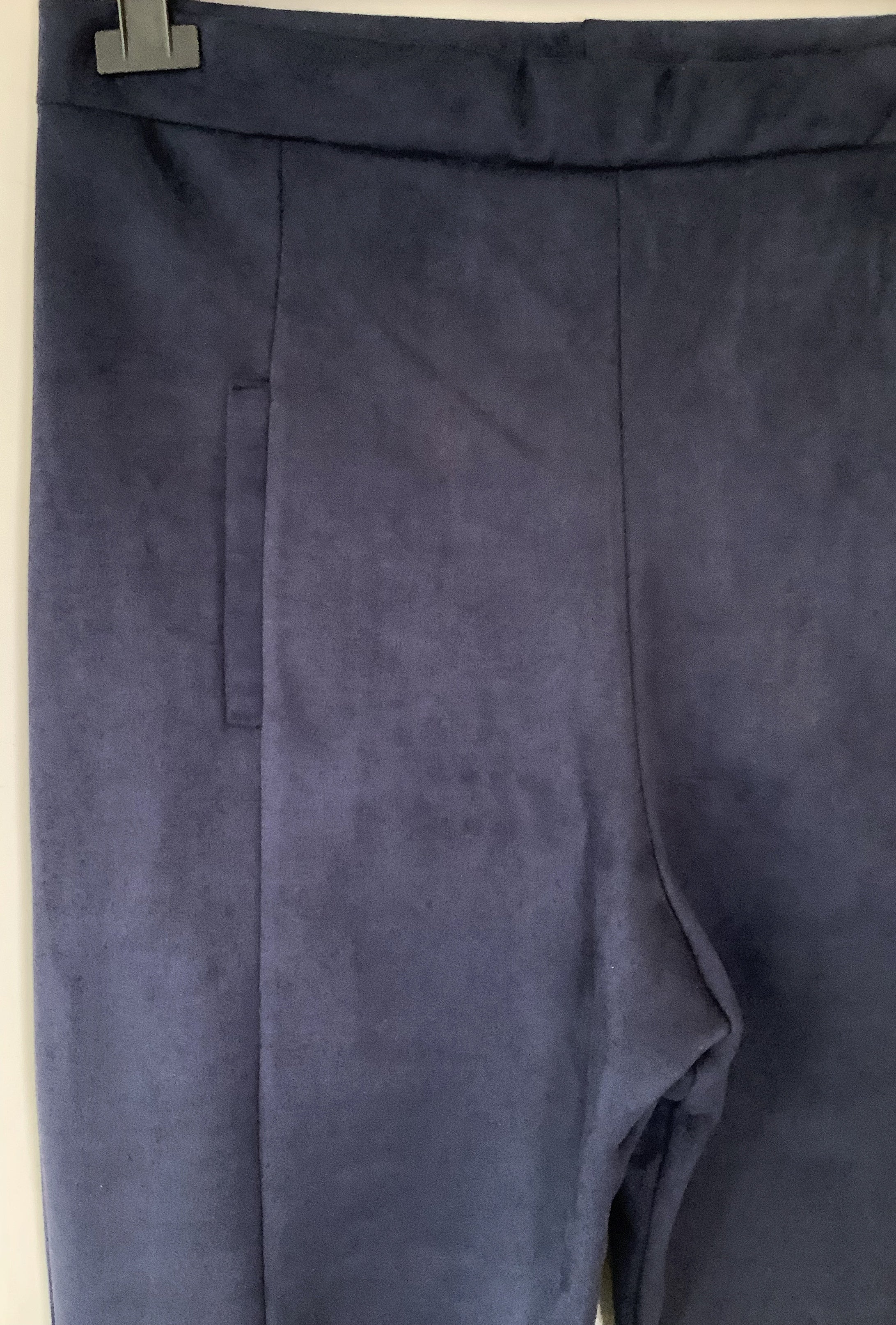 Pantalon suédine - Bleu Marine