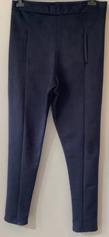 Pantalon suédine - Bleu Marine
