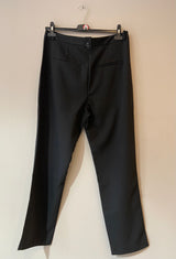 Pantalon classique droit avec tirette et bouton