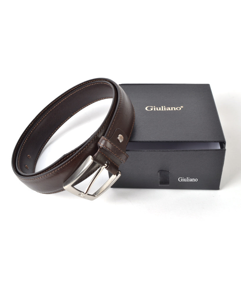 Ceinture en cuir avec coffret